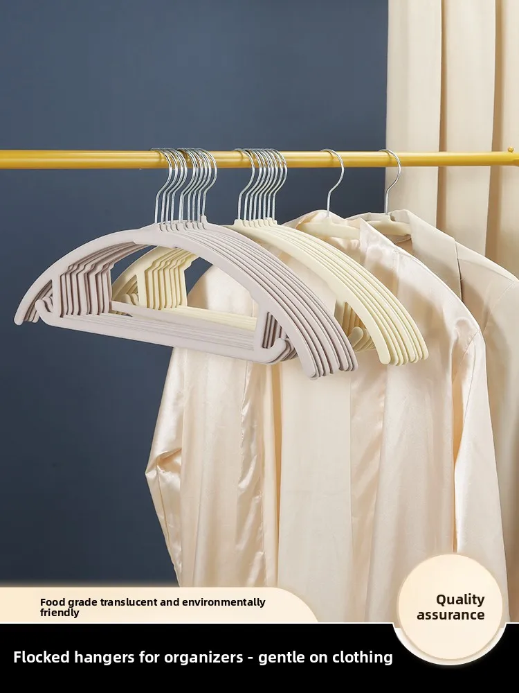 Non-Slip Velvet Clothes Hangers Recommended by Professional Organizers Home Use round Half Circle Thickened Clothes Hangers
Non-Slip Velvet Clothes Hangers Recommended by Professional Organizers Home Use round Half Circle Thickened Clothes Hangers