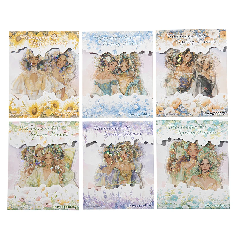 12packs/LOT Spring Flower Messenger series cute lovely retro decorative PET sticker
12packs/LOT Spring Flower Messenger series cute lovely retro decorative PET sticker