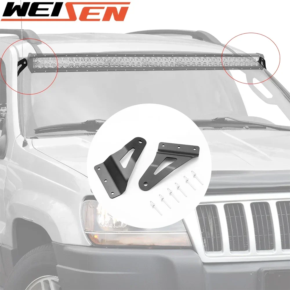 Для Jeep Grand CHEROKEE 1999-2004 кровельные светодиодные светильники, кронштейны подходят для изогнутых светодиодных светильников 50 дюймов, автомобильные аксессуары, долговечная сталь
Для Jeep Grand CHEROKEE 1999-2004 кровельные светодиодные светильники, кронштейны подходят для изогнутых светодиодных светильников 50 дюймов, автомобильные аксессуары, долговечная сталь