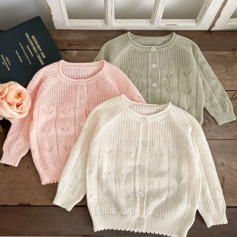 Baby Girls Thin Cotton Cardigan Solid Infant Long Sleeve Sunscreen Jackets Toddler Casual Knitted Coat Children Boys Top Clothes
Baby Girls Thin Cotton Cardigan Solid Infant Long Sleeve Sunscreen Jackets Toddler Casual Knitted Coat Children Boys Top Clothes