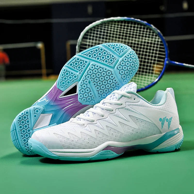 Men's and women's sports shoes Professional shock absorption breathable badminton shoes indoor non-slip sports shoes
Men's and women's sports shoes Professional shock absorption breathable badminton shoes indoor non-slip sports shoes