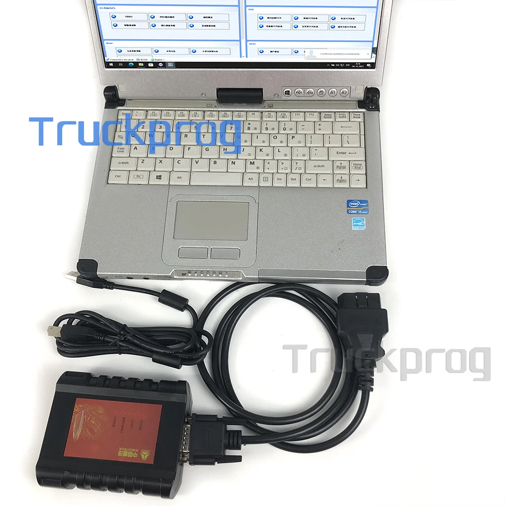 CF C2 Laptop For Sinotruk EOL OBD HOWO for SHACMAN for WeiChai Diagnostic Kit Heavy Duty Truck Scanner tool Common Rail Engine
CF C2 Laptop For Sinotruk EOL OBD HOWO for SHACMAN for WeiChai Diagnostic Kit Heavy Duty Truck Scanner tool Common Rail Engine