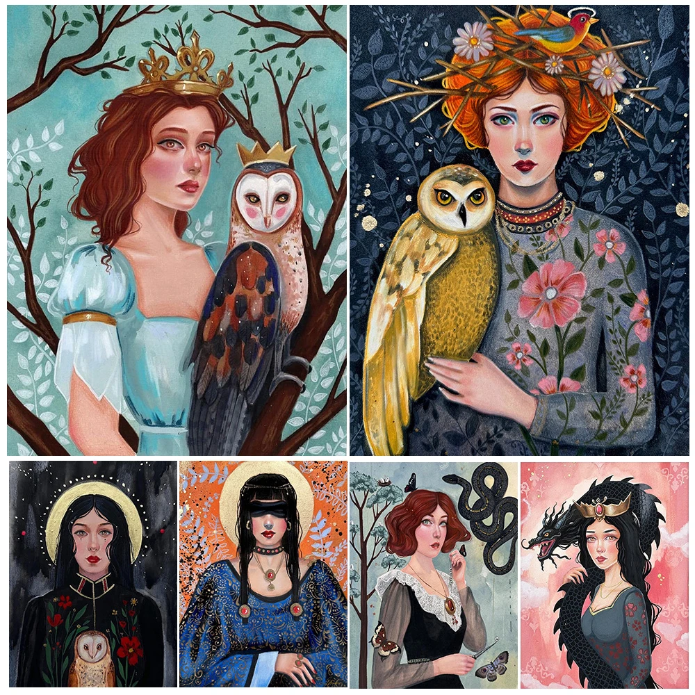 Mystical Princess & Creature Art Prints Poster Vintage Fantasy Wall Art Canvas Painting Home DecorFor Living Room Unframed
Mystical Princess & Creature Art Prints Poster Vintage Fantasy Wall Art Canvas Painting Home DecorFor Living Room Unframed