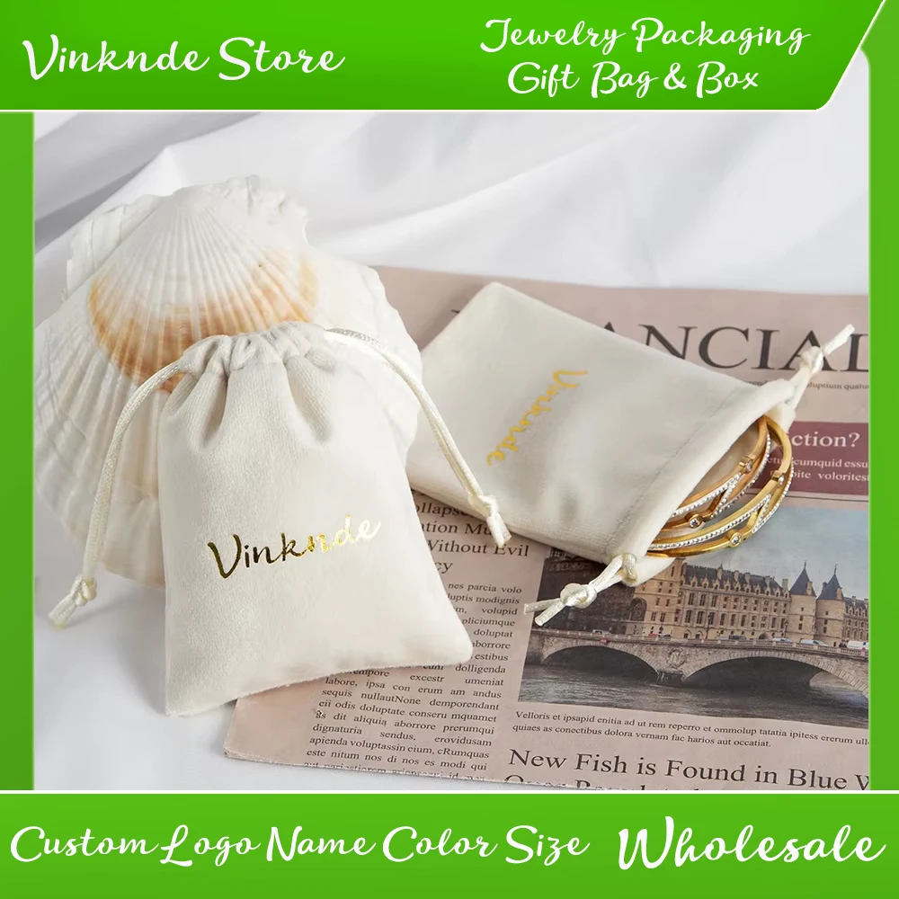 100pc Jewelry Velvet Bags Custom Logo Drawstring Pouch Candy Snack Gifts Bag for Wedding New Year Party Earrings Packaging Sack
100pc Jewelry Velvet Bags Custom Logo Drawstring Pouch Candy Snack Gifts Bag for Wedding New Year Party Earrings Packaging Sack