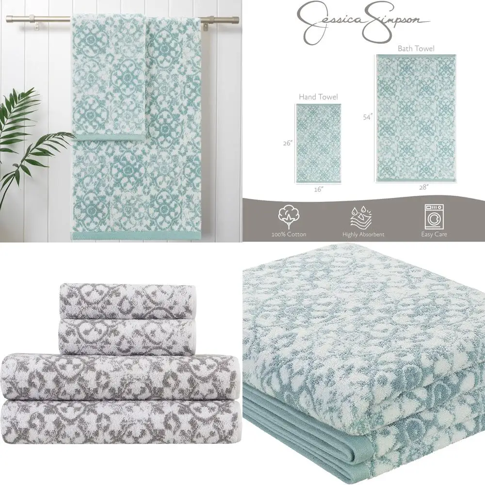 Набор банных полотенец Aziza из 4 предметов: 2 рук + 2 полотенца для душа, 100% хлопок, можно стирать в машине, предотвратить меня не синий
Набор банных полотенец Aziza из 4 предметов: 2 рук + 2 полотенца для душа, 100% хлопок, можно стирать в машине, предотвратить меня не синий