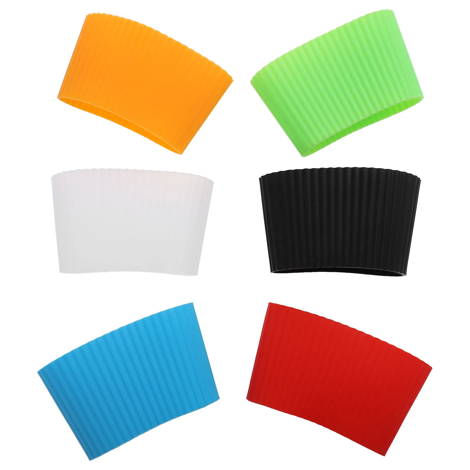 6pcs Insulated Cup Sleeves Heat Silicone Cover for Glass Bottle Anti-scald Practical Kitchen Bar Accessories
6pcs Insulated Cup Sleeves Heat Silicone Cover for Glass Bottle Anti-scald Practical Kitchen Bar Accessories