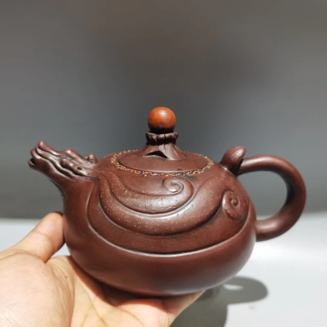 7"Chinese Yixing Purple clay pot Pottery Monkey statue Bamboo Mouth Bamboo shaped pot kettle teapot Gather fortune Ornaments
7"Chinese Yixing Purple clay pot Pottery Monkey statue Bamboo Mouth Bamboo shaped pot kettle teapot Gather fortune Ornaments