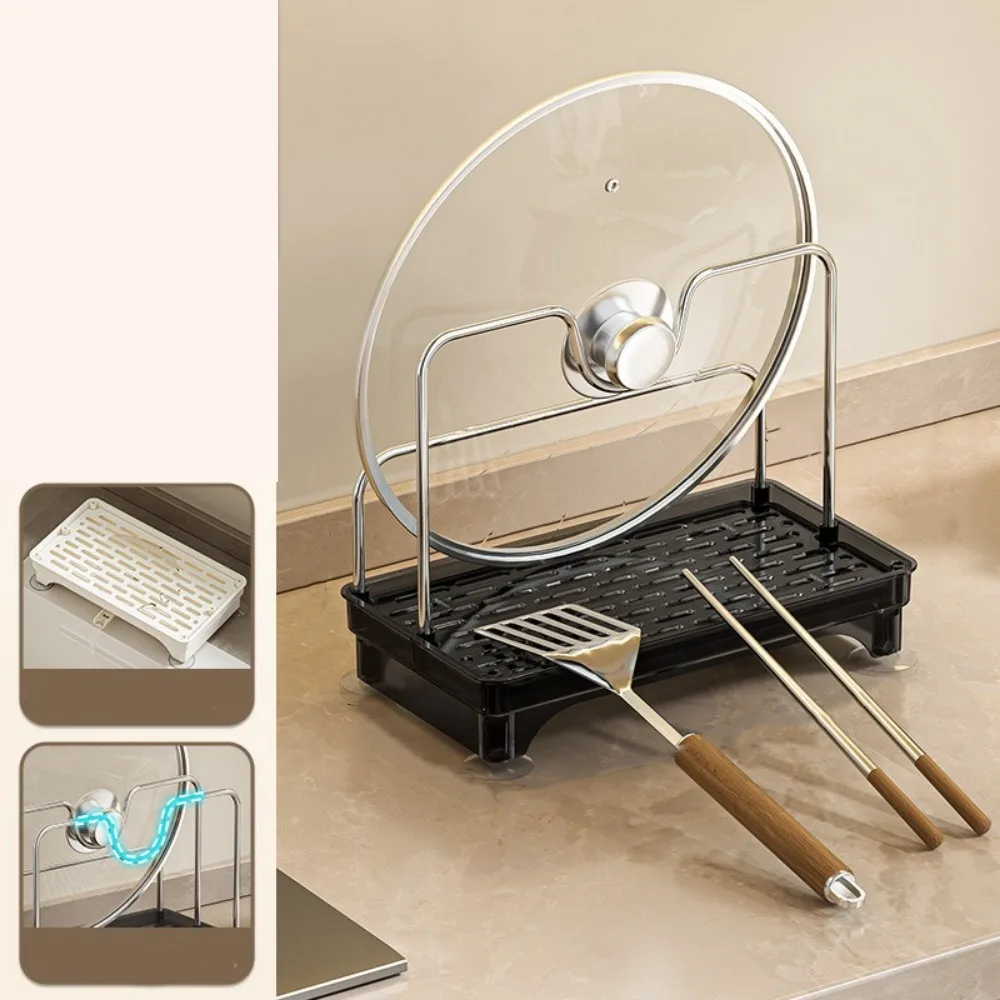 Stainless Steel Pot Lid Rack Detachable Space Saving Pot Cover Shelf Stable with Drain Pan Pot Lid Organizer Counter-top Storage
Stainless Steel Pot Lid Rack Detachable Space Saving Pot Cover Shelf Stable with Drain Pan Pot Lid Organizer Counter-top Storage