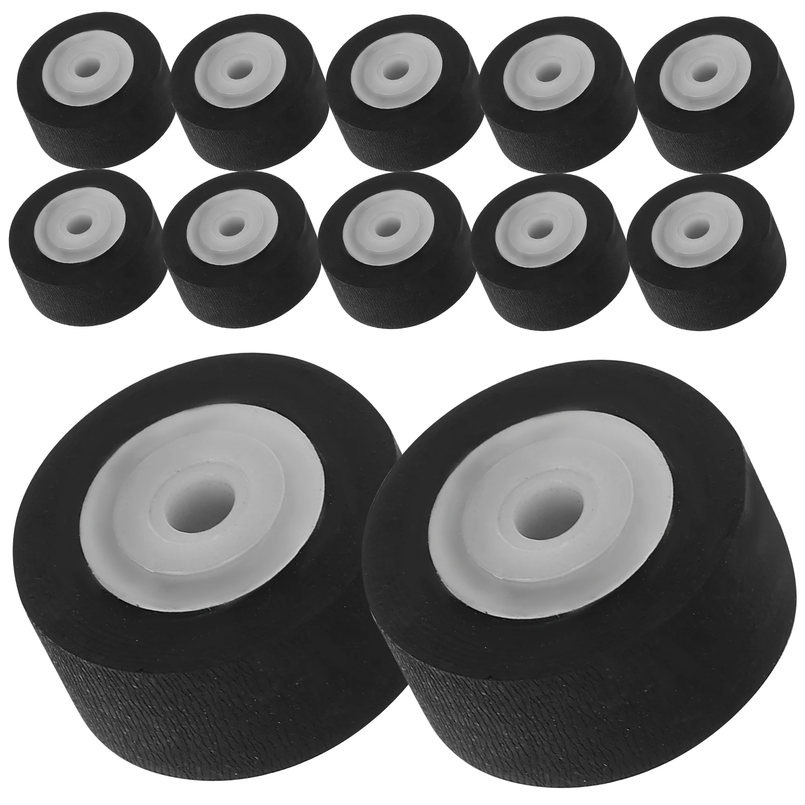 12 Pcs Bearing Roller Player Small Rubber Cassette Deck Pinch Rollers for Wheel Parts
12 Pcs Bearing Roller Player Small Rubber Cassette Deck Pinch Rollers for Wheel Parts