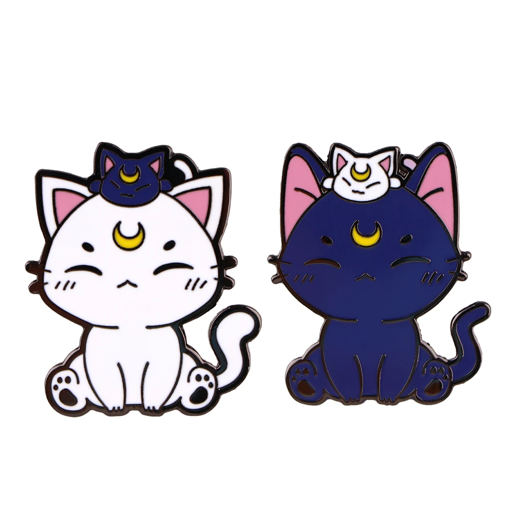 Moon Cat Cartoon Pin Lapel Pins for Backpacks Hard Enamel Pin Cute Collar Badges Cute Brooch Accessories Fashion Jewelry Gifts
Moon Cat Cartoon Pin Lapel Pins for Backpacks Hard Enamel Pin Cute Collar Badges Cute Brooch Accessories Fashion Jewelry Gifts