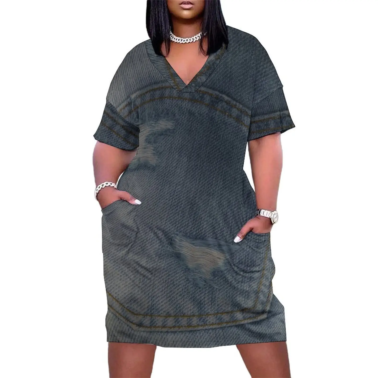 I can't live without my denim - jeans print Loose Pocket Dress long dresses for women dress
I can't live without my denim - jeans print Loose Pocket Dress long dresses for women dress