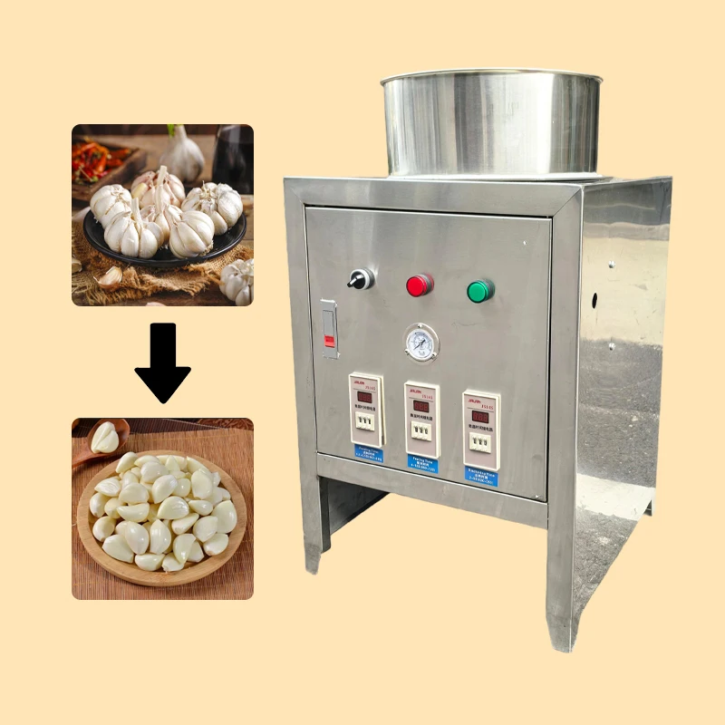 Semi Automatic 30KG/H Garlic Peeling Machine with Low Noise Design garlic peeler skin remover for Small Scale Food Shops
Semi Automatic 30KG/H Garlic Peeling Machine with Low Noise Design garlic peeler skin remover for Small Scale Food Shops