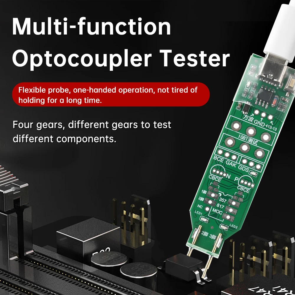 Optocoupler Tester Multi functional Online Testing Tool Electronic Maintenance Electronic Maintenance Tester
Optocoupler Tester Multi functional Online Testing Tool Electronic Maintenance Electronic Maintenance Tester