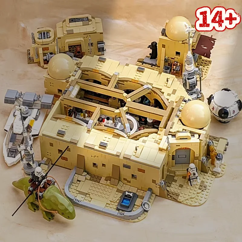 IN STOCK 3187PCS MOC-75290 Mos Catina Building Blocks Home Decor Model Bricks Ornament Toys Kids Adults Birthday Party Gifts
IN STOCK 3187PCS MOC-75290 Mos Catina Building Blocks Home Decor Model Bricks Ornament Toys Kids Adults Birthday Party Gifts