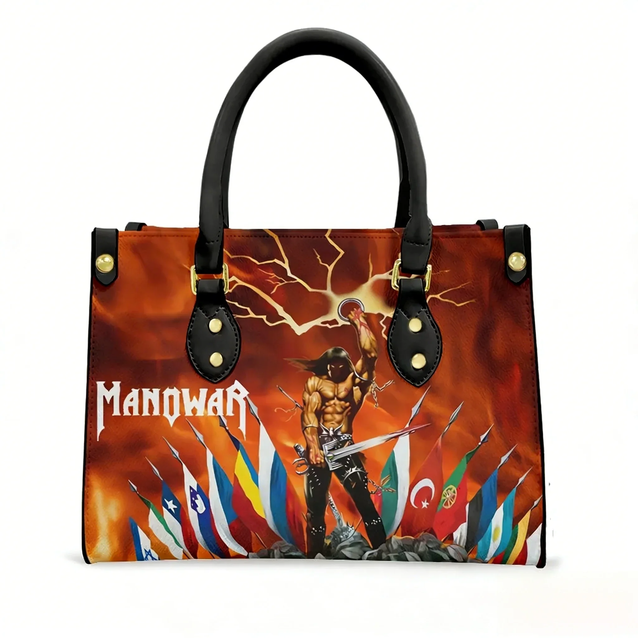 Manowar Band Custom Tote Bag Purse Womens Mens Personalized Text Image PU Leather Handbag Business Commuter Shopping Gift Bags
Manowar Band Custom Tote Bag Purse Womens Mens Personalized Text Image PU Leather Handbag Business Commuter Shopping Gift Bags