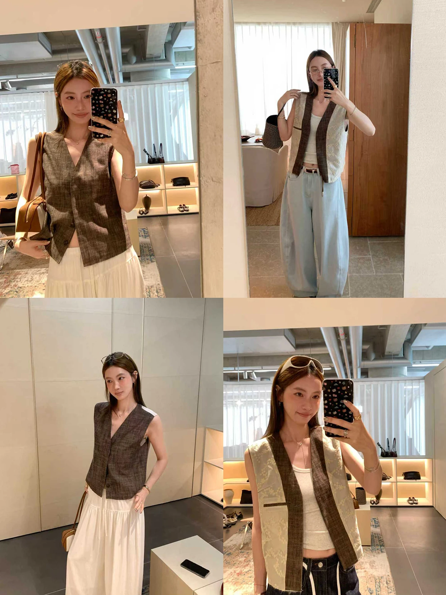 Fashionable Vintage Embroidered Double-Sided Wear V-Neck Frayed Linen Vest Jacket Women's Short Style Single Button
Fashionable Vintage Embroidered Double-Sided Wear V-Neck Frayed Linen Vest Jacket Women's Short Style Single Button