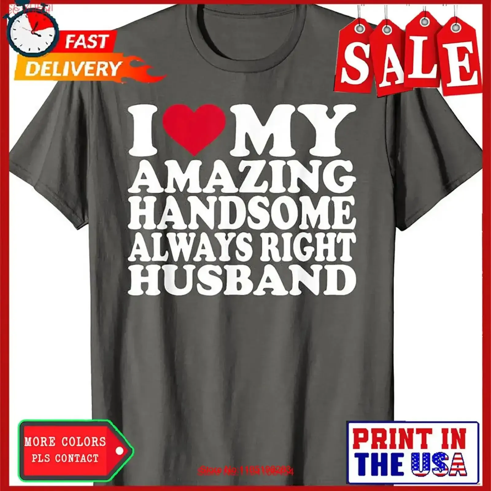 Забавная футболка I Love My Amazing Husband Marriage, винтажная стираная удобная дизайнерская одежда, стильная, мягкая, универсальная
Забавная футболка I Love My Amazing Husband Marriage, винтажная стираная удобная дизайнерская одежда, стильная, мягкая, универсальная