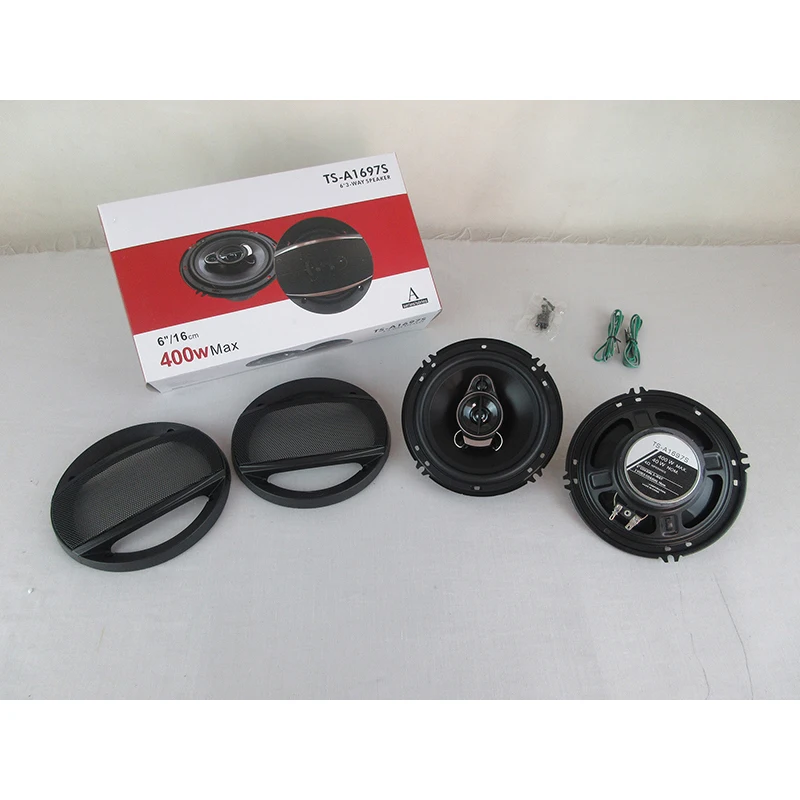 400W TS- A1697S 6inch Car Audio Speaker Coaxial 6 Inch(1 pair speaker)
400W TS- A1697S 6inch Car Audio Speaker Coaxial 6 Inch(1 pair speaker)