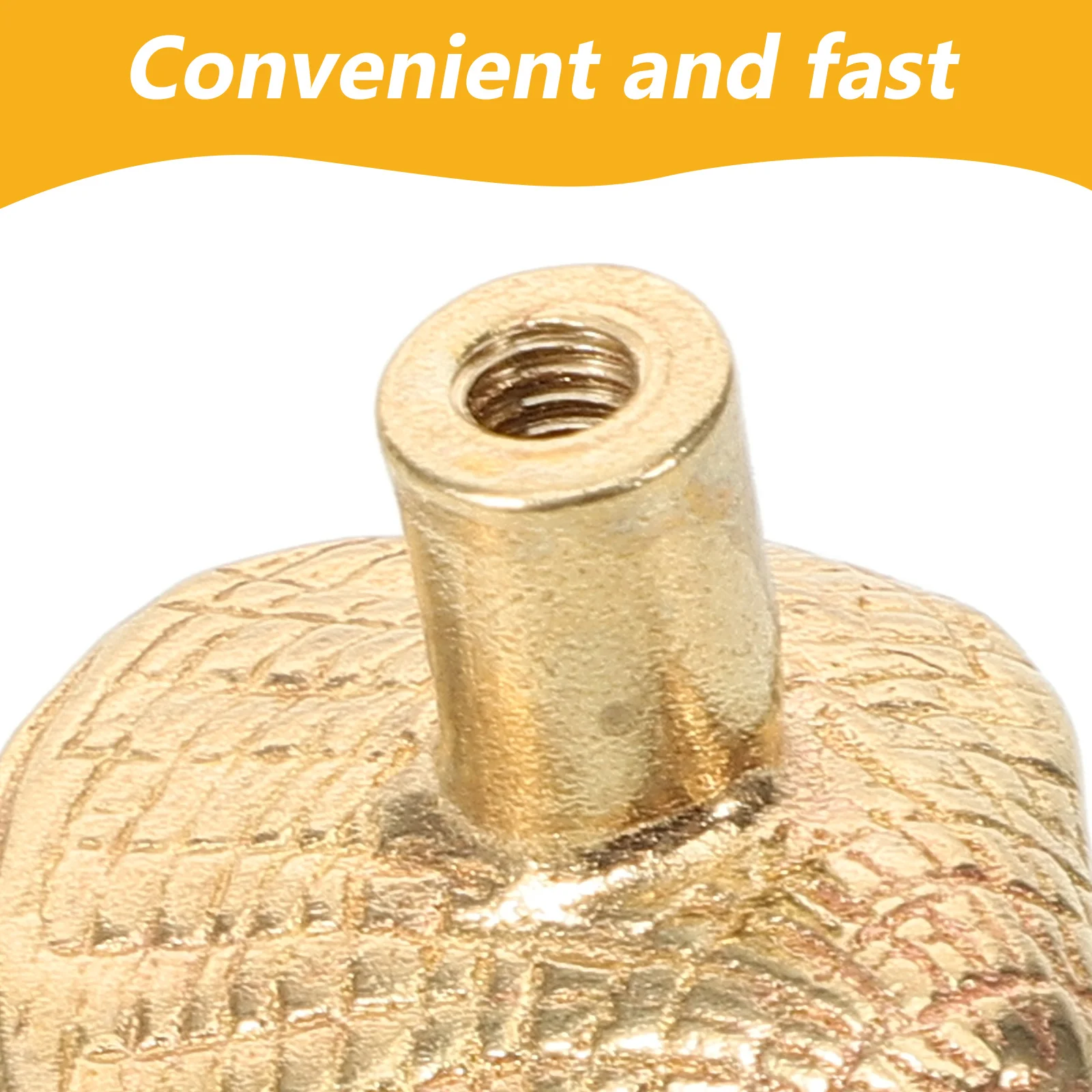 Brass Shell Shaped Knob Decorative Furniture Drawer Cabinet Dresser Handle Modern Design Easy Install Resistant Deformation
Brass Shell Shaped Knob Decorative Furniture Drawer Cabinet Dresser Handle Modern Design Easy Install Resistant Deformation