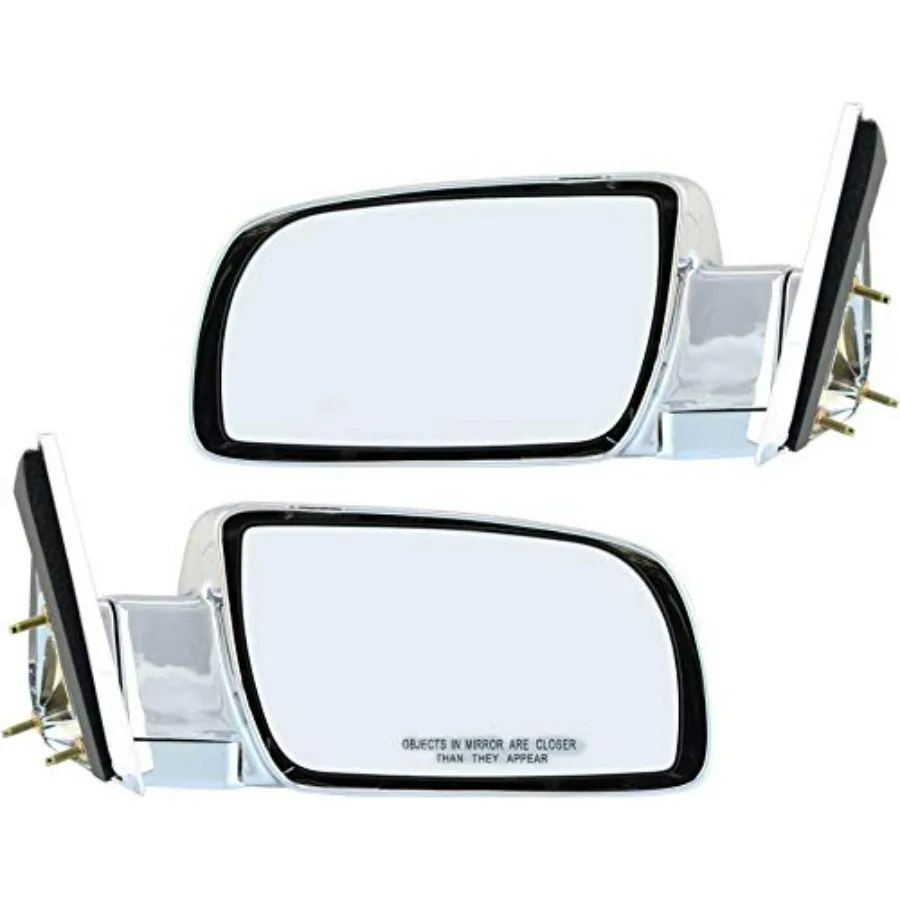 Kool Vue Driver Passenger Side Mirrors for Chevrolet C1500 K1500 1988-1998 Chrome Truck Mirrors Standard Cab
Kool Vue Driver Passenger Side Mirrors for Chevrolet C1500 K1500 1988-1998 Chrome Truck Mirrors Standard Cab