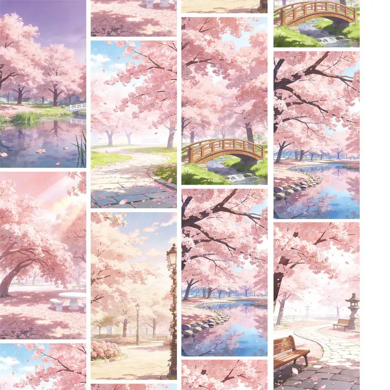 Homemade Sakura Garden Sakura Platform Sakura Landscaping Handbook Tape Collage Decorative Guka Landscaping Background Tape Stic
Homemade Sakura Garden Sakura Platform Sakura Landscaping Handbook Tape Collage Decorative Guka Landscaping Background Tape Stic