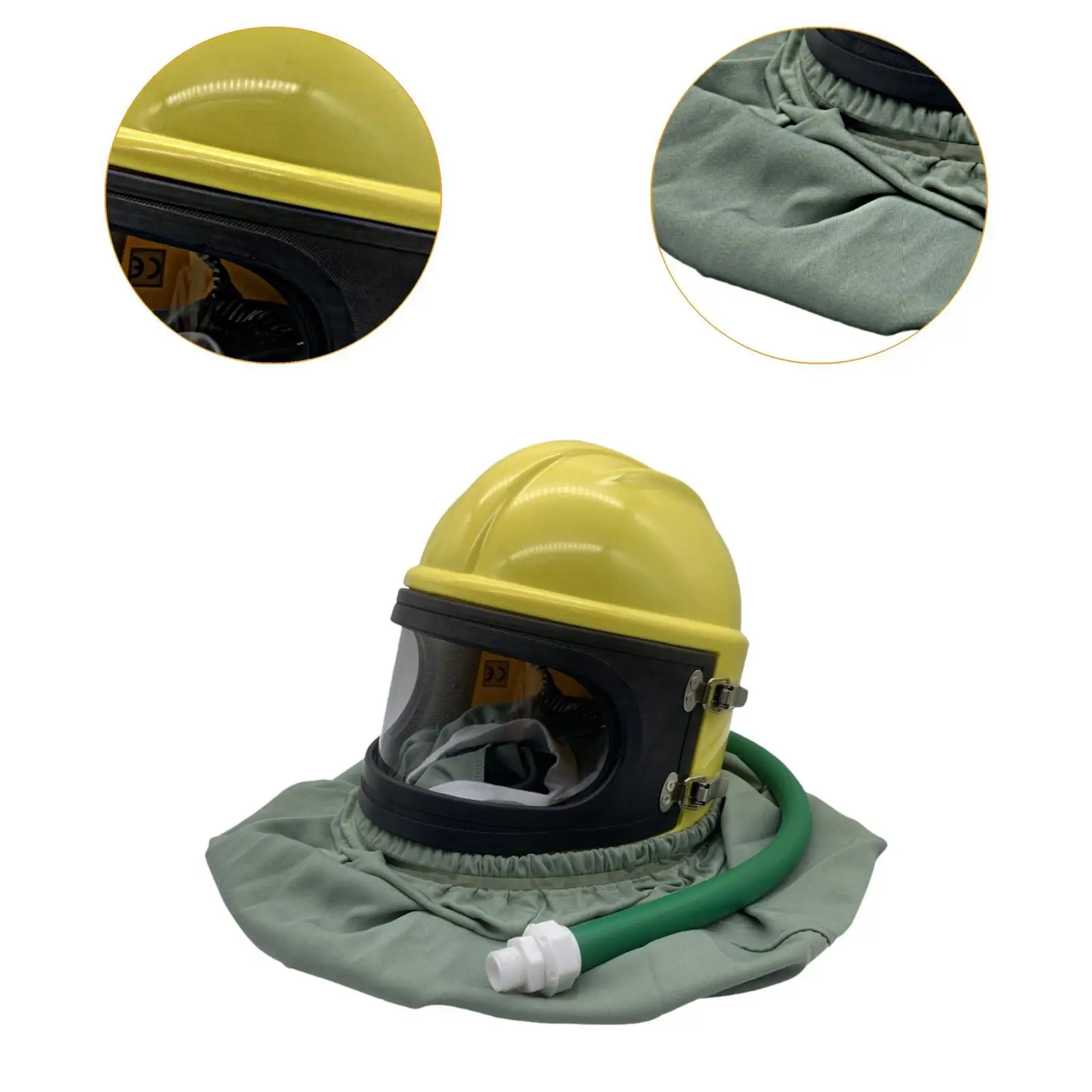 Sandblasting Helmet Air supplied Sand Blasting Hood Air Feeding Sand Blast Helmet for Spraying Cutting
Sandblasting Helmet Air supplied Sand Blasting Hood Air Feeding Sand Blast Helmet for Spraying Cutting