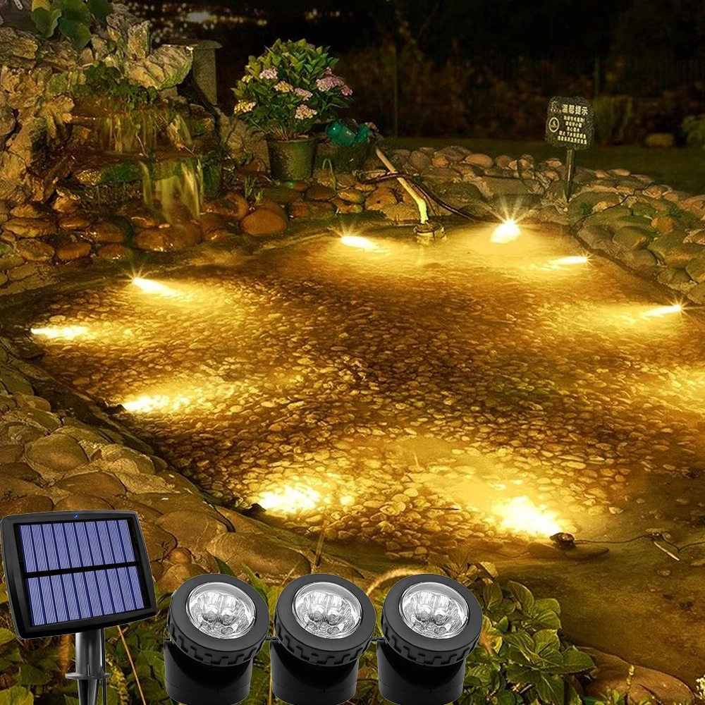 Солнечный точечный светильник, уличный водонепроницаемый IP65, светильник для пруда, солнечный прожектор, подводный светильник, безопасность для сада, газона, аквариума, бассейна
Солнечный точечный светильник, уличный водонепроницаемый IP65, светильник для пруда, солнечный прожектор, подводный светильник, безопасность для сада, газона, аквариума, бассейна