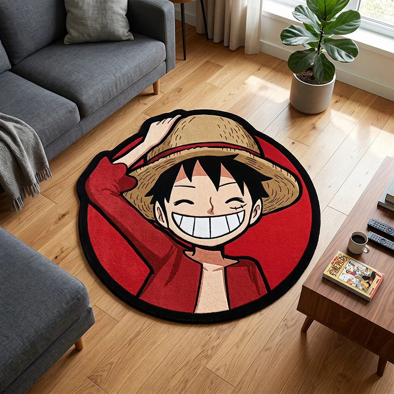 Luffy Shaped Rug One Piece Anime Floor Mat Non-Slip Area Carpet Living Room Nursery Decoration Fan Merchandise Cool Gift
Luffy Shaped Rug One Piece Anime Floor Mat Non-Slip Area Carpet Living Room Nursery Decoration Fan Merchandise Cool Gift