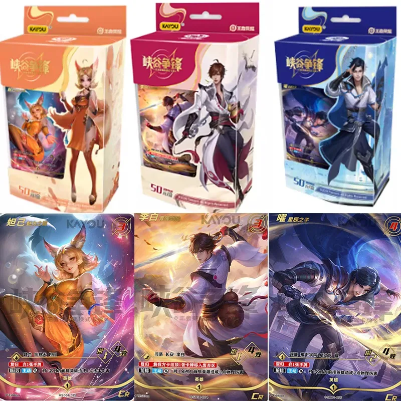 KAYOU Honor of Kings Canyon Clash Trading Card Game Preconstructed Starter Deck TCG Game Collection Card Anime Peripheral Gifts
KAYOU Honor of Kings Canyon Clash Trading Card Game Preconstructed Starter Deck TCG Game Collection Card Anime Peripheral Gifts