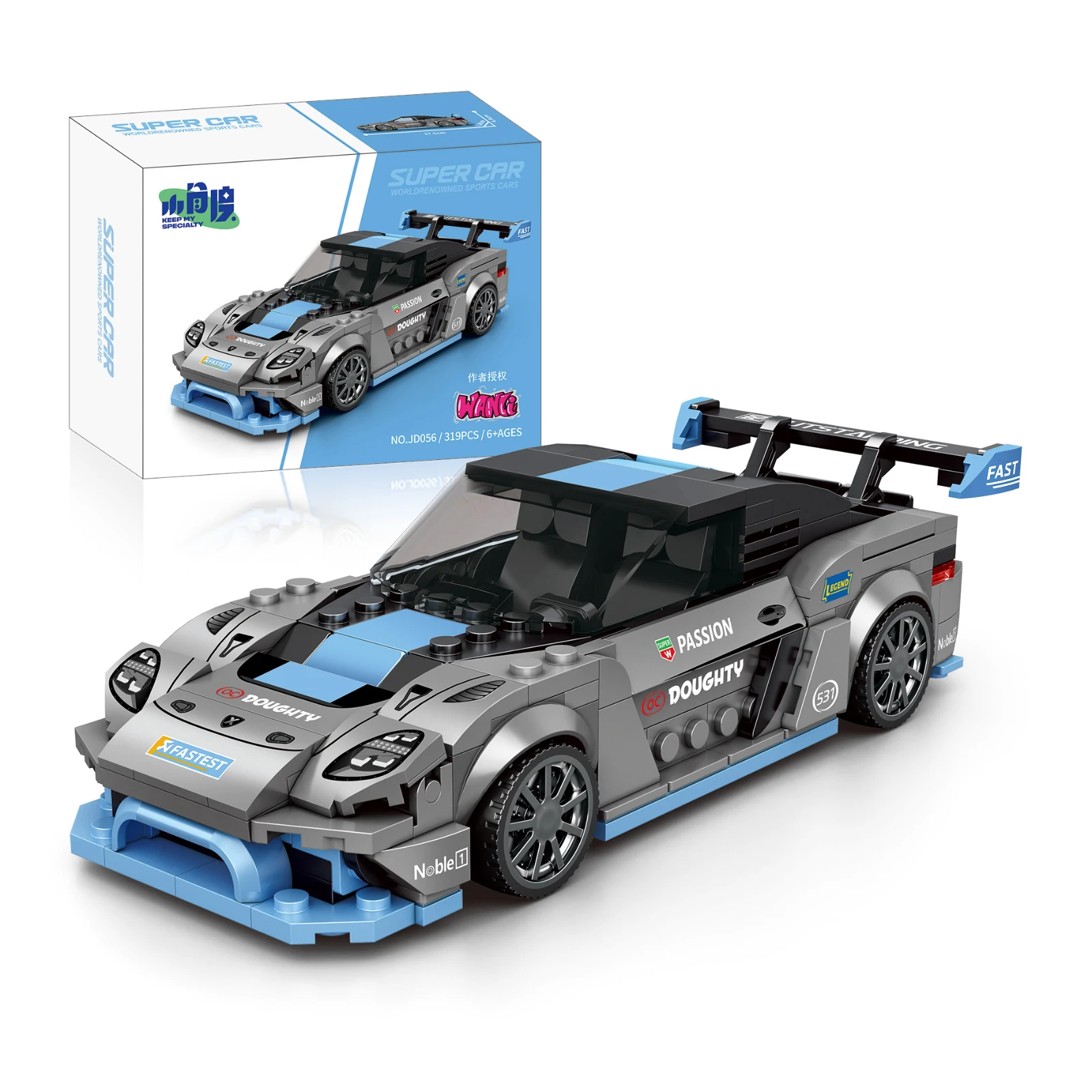 JD056 319pcs 8-Grid Car Building Blocks Model Creative Assembly Toy for Kids and Adults, Educational STEM Toy
JD056 319pcs 8-Grid Car Building Blocks Model Creative Assembly Toy for Kids and Adults, Educational STEM Toy