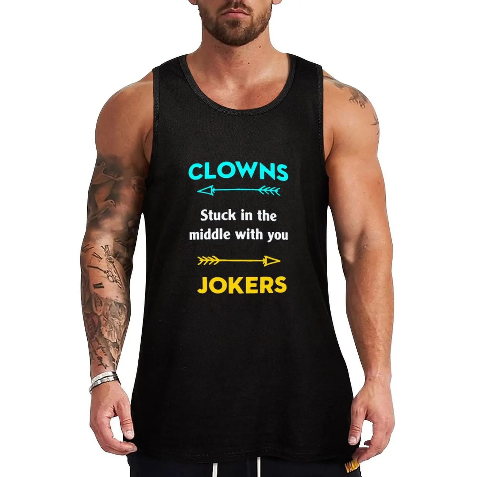 Copy of Clowns to the left Jokers to the right Tank Top Street Casual Tank Top Urban Sleeveless Shirt
Copy of Clowns to the left Jokers to the right Tank Top Street Casual Tank Top Urban Sleeveless Shirt