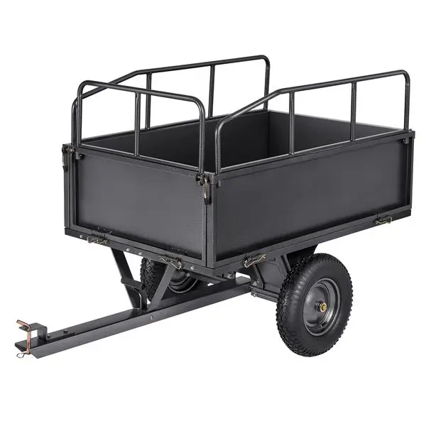 VEVOR Steel Dump Cart 17 Cu. Ft 600LB for ATV/UTV Trailer Tow Behind Heavy Duty
VEVOR Steel Dump Cart 17 Cu. Ft 600LB for ATV/UTV Trailer Tow Behind Heavy Duty
