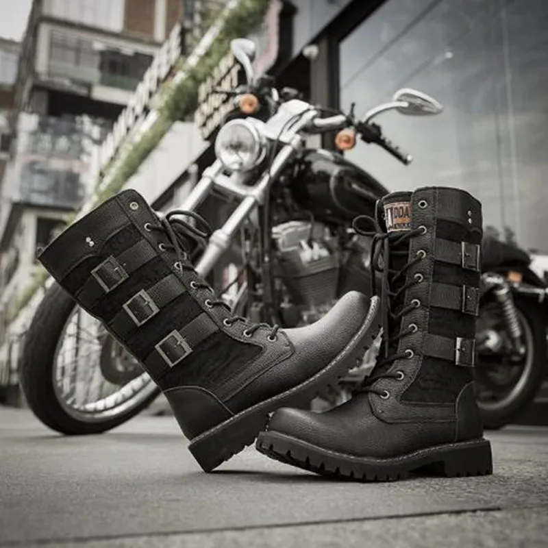 2026 Luxury Mid-Carf Men Boots Lleather Motorcycle Boots Fashion Lace Up Shoes Men's British Male Cycling Quality Botas Hombre
2026 Luxury Mid-Carf Men Boots Lleather Motorcycle Boots Fashion Lace Up Shoes Men's British Male Cycling Quality Botas Hombre