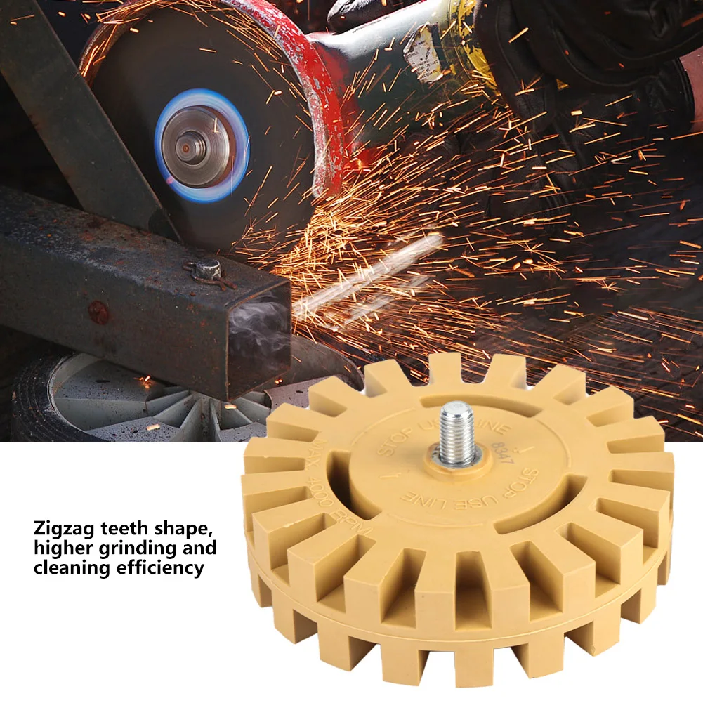4in Rubber Wheel Eraser 100mm 4in Grinding and Polishing Zigzag Teeth Shape Rubber Wheel Eraser
4in Rubber Wheel Eraser 100mm 4in Grinding and Polishing Zigzag Teeth Shape Rubber Wheel Eraser