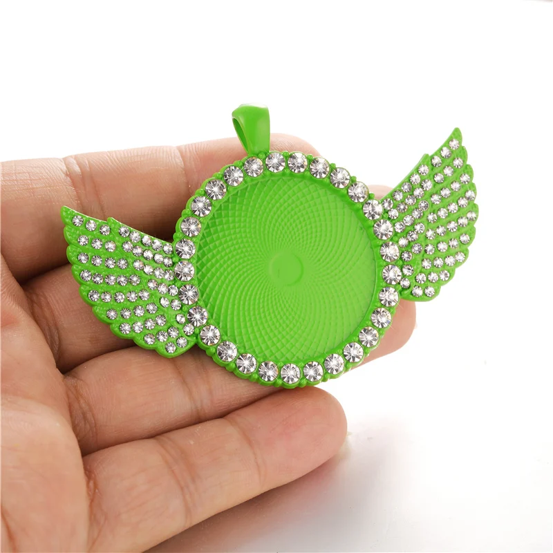 10PCS Wings Pendant Settings Inner 30mm Cabochon Base Charms For DIY Pop Necklaces Jewelry Making Accessories
10PCS Wings Pendant Settings Inner 30mm Cabochon Base Charms For DIY Pop Necklaces Jewelry Making Accessories