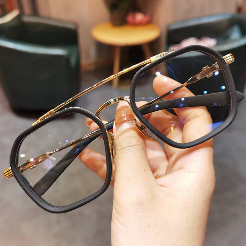 Oversized Myopia Glasses Matte Frame Double Beam Square Blue Light Blocking Men Women Computer Eyewear Diopter -0.5 to -6.0
Oversized Myopia Glasses Matte Frame Double Beam Square Blue Light Blocking Men Women Computer Eyewear Diopter -0.5 to -6.0