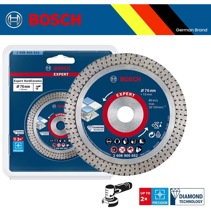 Bosch Circular Saw Blades EXPERT Hard Ceramic Disc 76mm Saw Blade for Bosch GWS12V-76 Electric Grinder Chainsaws
Bosch Circular Saw Blades EXPERT Hard Ceramic Disc 76mm Saw Blade for Bosch GWS12V-76 Electric Grinder Chainsaws