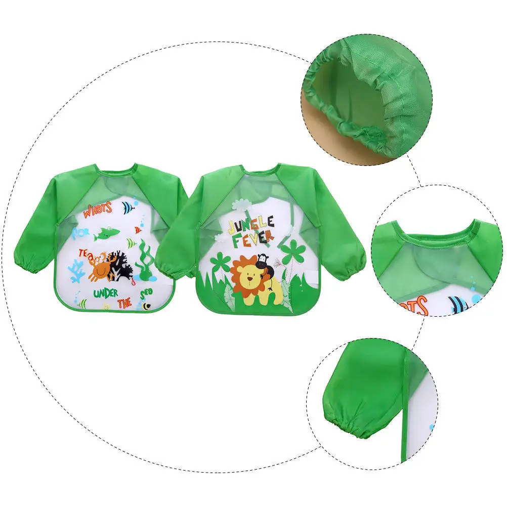 2 Pcs Cartoon Bib Baby Smock Waterproof Eating Clothes EVA Odor Resistant Toddlers
2 Pcs Cartoon Bib Baby Smock Waterproof Eating Clothes EVA Odor Resistant Toddlers