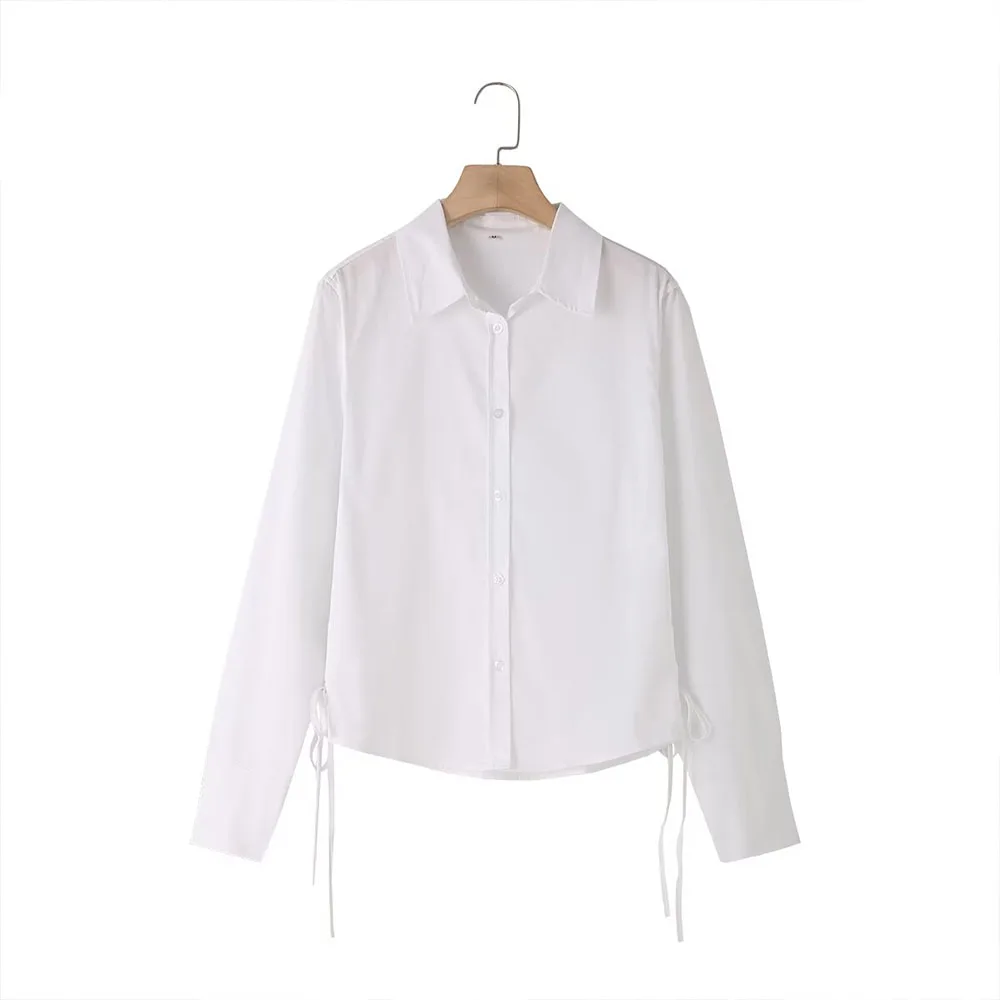 Autumn new women's loose commuting comfortable fashion casual design niche slim side cross lapel long sleeve shirt
Autumn new women's loose commuting comfortable fashion casual design niche slim side cross lapel long sleeve shirt