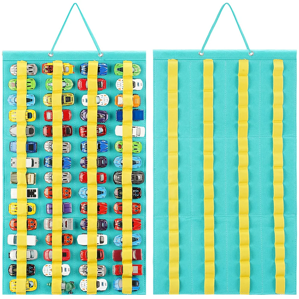Car Toy Storage Organizer Compatible with 60 Hot Wheels Matchbox Cars Hanging Wall Holder Display Case Large Bags Box for Kids
Car Toy Storage Organizer Compatible with 60 Hot Wheels Matchbox Cars Hanging Wall Holder Display Case Large Bags Box for Kids
