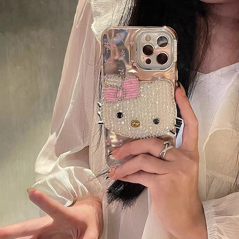 Sanrio Hello Kitty Kawaii Anime Iphone Mobile Phone Case Cute Sweet Cartoon Anti-Fall Soft Shell Lovely Phone Case Gifts Girls
Sanrio Hello Kitty Kawaii Anime Iphone Mobile Phone Case Cute Sweet Cartoon Anti-Fall Soft Shell Lovely Phone Case Gifts Girls