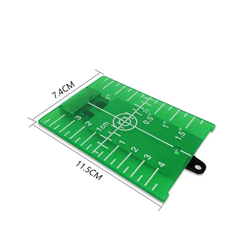 11.5cm x 7.4 cm Laser Target Card Plate with Magnet For Green Red Laser Level Suitable For Line Lasers
11.5cm x 7.4 cm Laser Target Card Plate with Magnet For Green Red Laser Level Suitable For Line Lasers