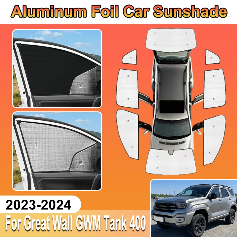 For Great Wall GWM Tank 400 Accessories 2023 2024 Car Sun Shade Window Cover Aluminium Foil Heat Shield UV Protector Baffle Auto
For Great Wall GWM Tank 400 Accessories 2023 2024 Car Sun Shade Window Cover Aluminium Foil Heat Shield UV Protector Baffle Auto