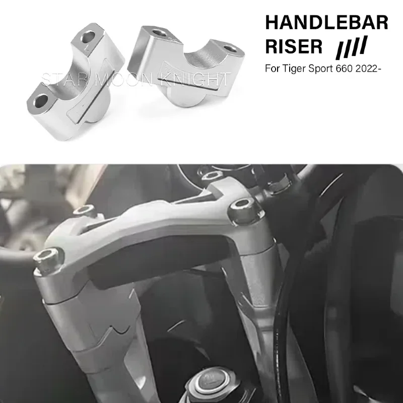 Motorcycle Handlebar Riser For Tiger Sport660 Sport 660 2022- Handle Bar Risers Mount Clamp Extend Adapte Accessories
Motorcycle Handlebar Riser For Tiger Sport660 Sport 660 2022- Handle Bar Risers Mount Clamp Extend Adapte Accessories