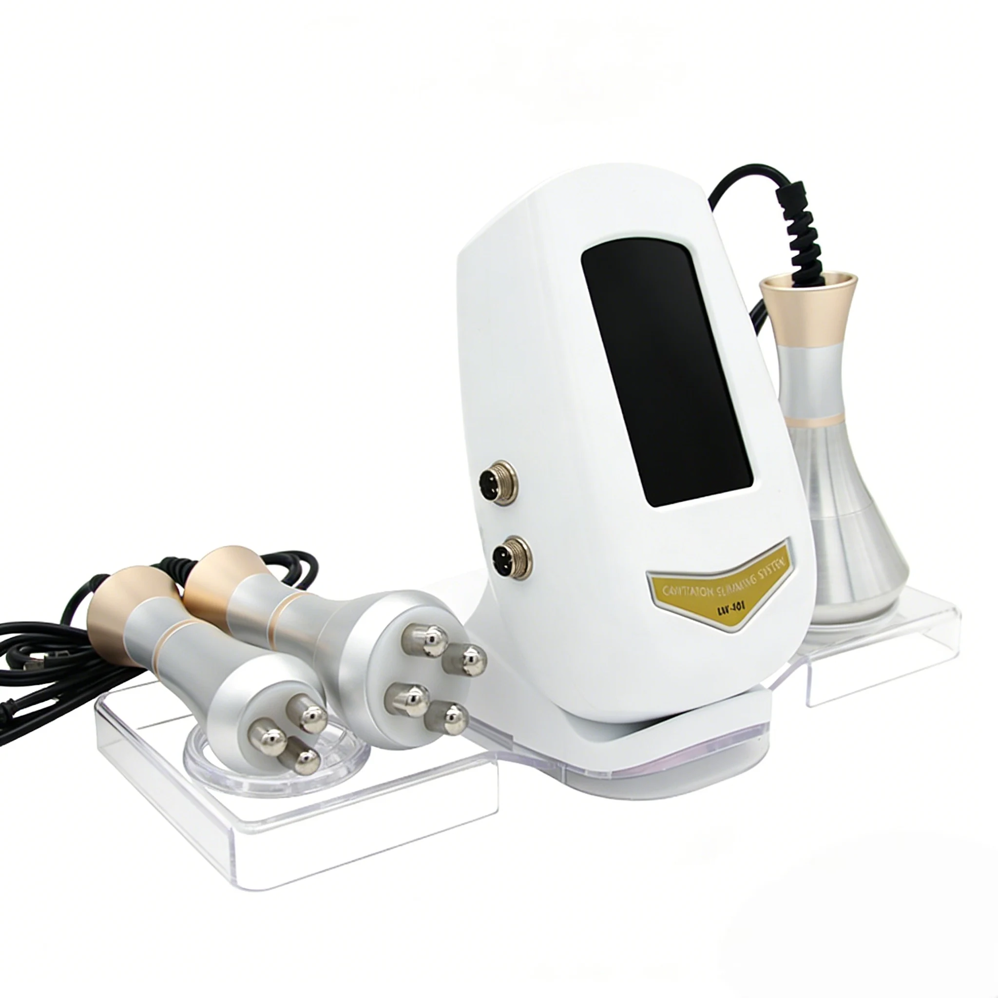 80K Cavitation RF Body Shaping Machine 3 In 1 Ultrasonic Fat Reduction Skin Firming Weight Loss Beauty Device For Personal Care
80K Cavitation RF Body Shaping Machine 3 In 1 Ultrasonic Fat Reduction Skin Firming Weight Loss Beauty Device For Personal Care