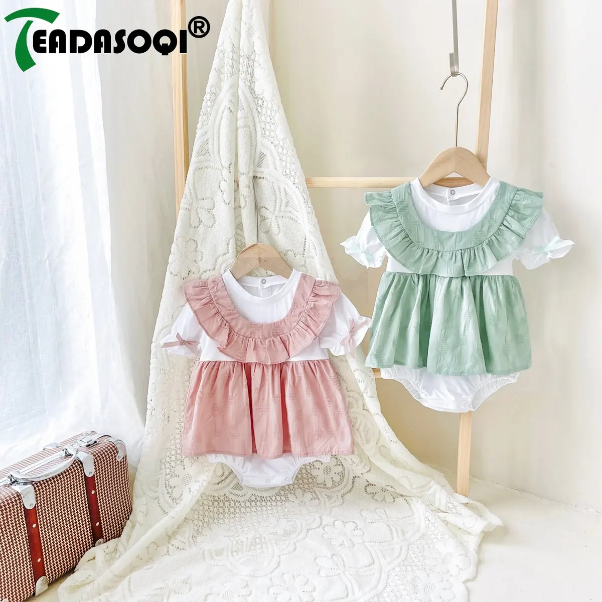 2023 New In Toddler Bodysuits 0-3Y Newborn Kids Short Sleeve Patch Ruffles Dot 100% Cotton One-pieces Infant Baby Overalls
2023 New In Toddler Bodysuits 0-3Y Newborn Kids Short Sleeve Patch Ruffles Dot 100% Cotton One-pieces Infant Baby Overalls