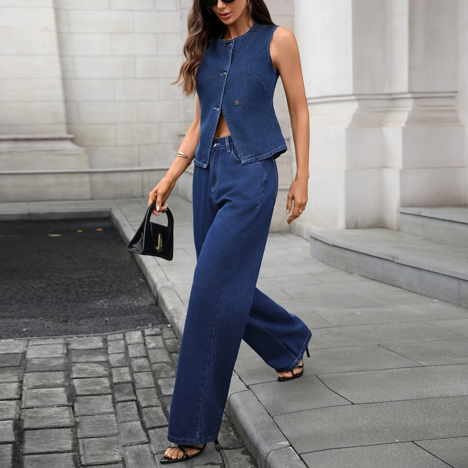Chic Autumn Jeans Sets Women Jeans Outfits Denim Coats Vests Wash Fashion Slim-fit Vest Slightly Pulled Jeans Two-piece Set Y2K
Chic Autumn Jeans Sets Women Jeans Outfits Denim Coats Vests Wash Fashion Slim-fit Vest Slightly Pulled Jeans Two-piece Set Y2K