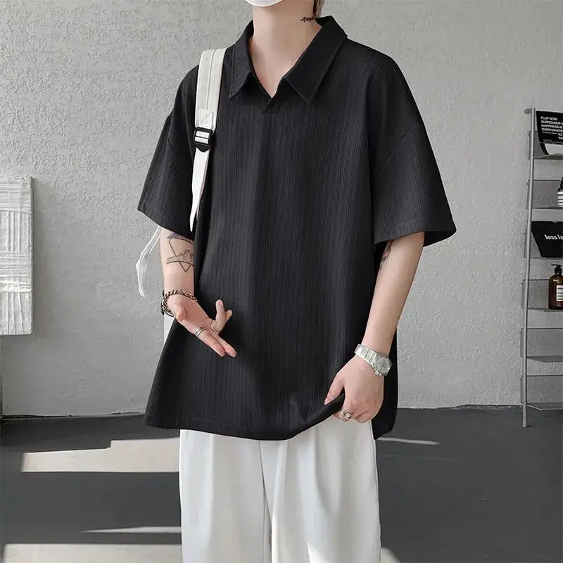American Style Ice Silk Loose Casual Thin Shirt for Men Summer Large Size Loose Fit Short Sleeve T-Shirt Linen Material
American Style Ice Silk Loose Casual Thin Shirt for Men Summer Large Size Loose Fit Short Sleeve T-Shirt Linen Material
