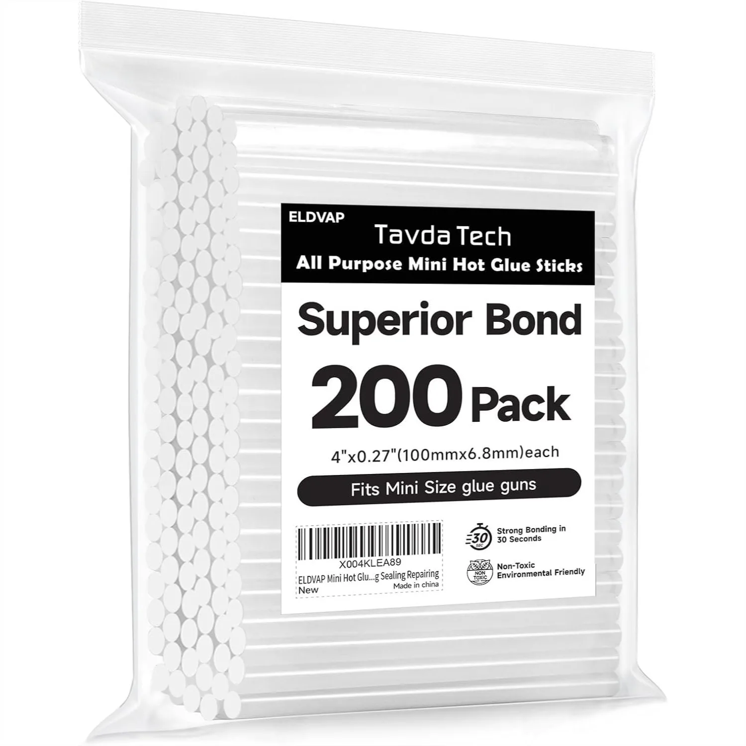 Mini Hot Glue Sticks 4 Inch 0.27 Inch Diameter 200 Pack For Most Mini Glue Guns Multipurpose For DIY Art Craft Gluing Sealing Repairing
Mini Hot Glue Sticks 4 Inch 0.27 Inch Diameter 200 Pack For Most Mini Glue Guns Multipurpose For DIY Art Craft Gluing Sealing Repairing