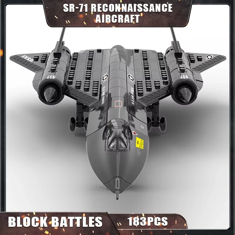 WG4005 масштаб 1/74 SR-71 Blackbird, строительные блоки для самолетов-маленькие частицы, модель космического челнока, игрушка в подарок для мальчиков
WG4005 масштаб 1/74 SR-71 Blackbird, строительные блоки для самолетов-маленькие частицы, модель космического челнока, игрушка в подарок для мальчиков